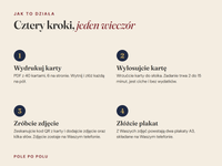 Jak działa gra: wydrukuj karty, wylosujcie, zróbcie zdjęcie, złóżcie plakat